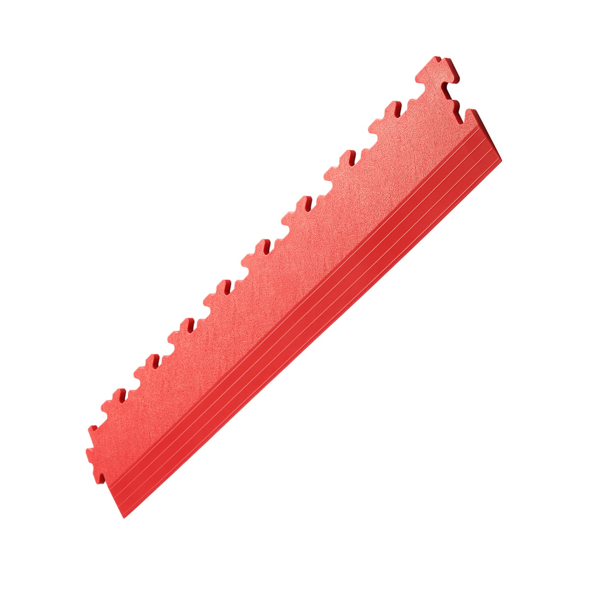 Interlocking Floor Tile Ramp Red